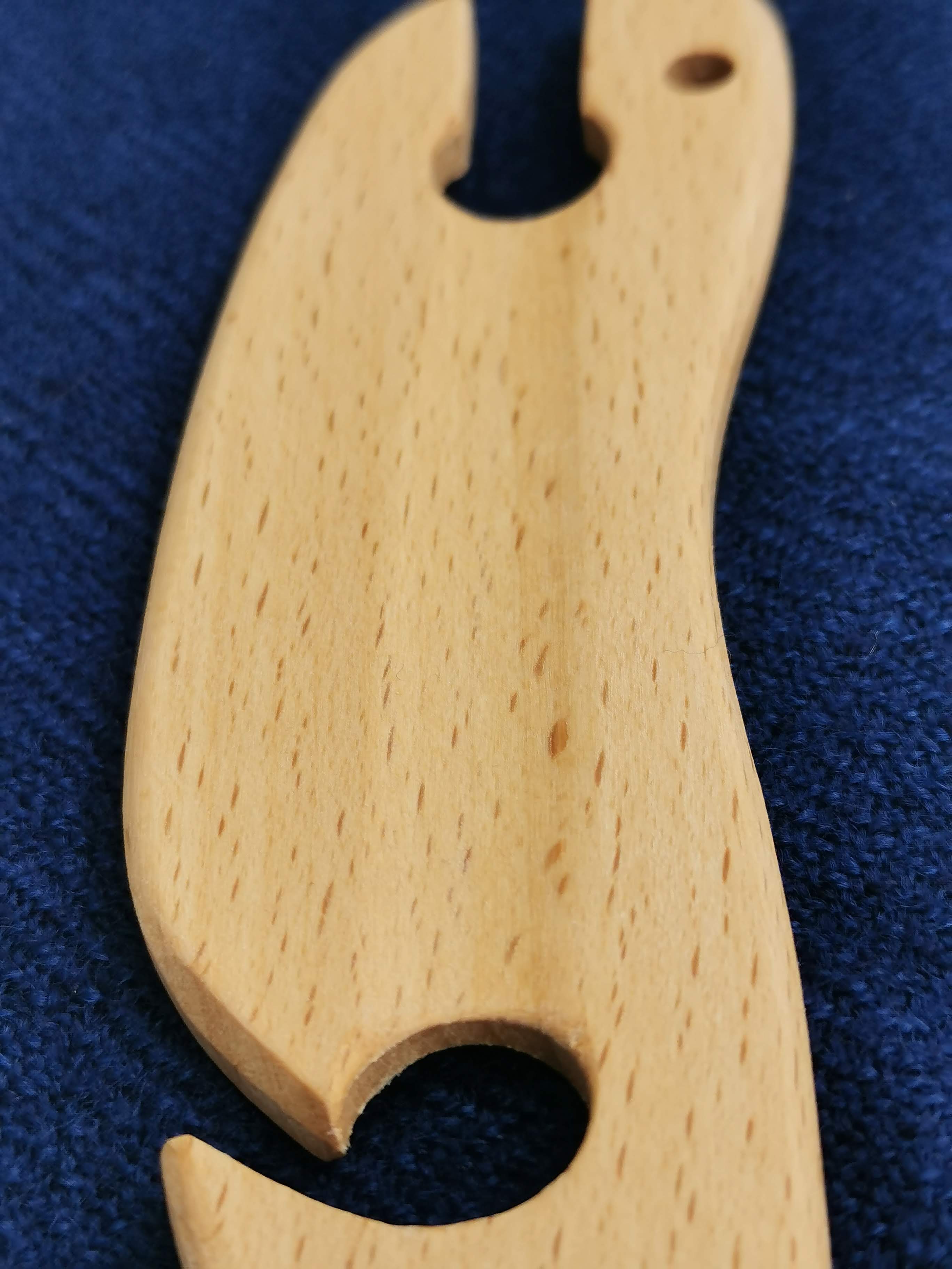 Webschiffchen Deluxe aus Holz