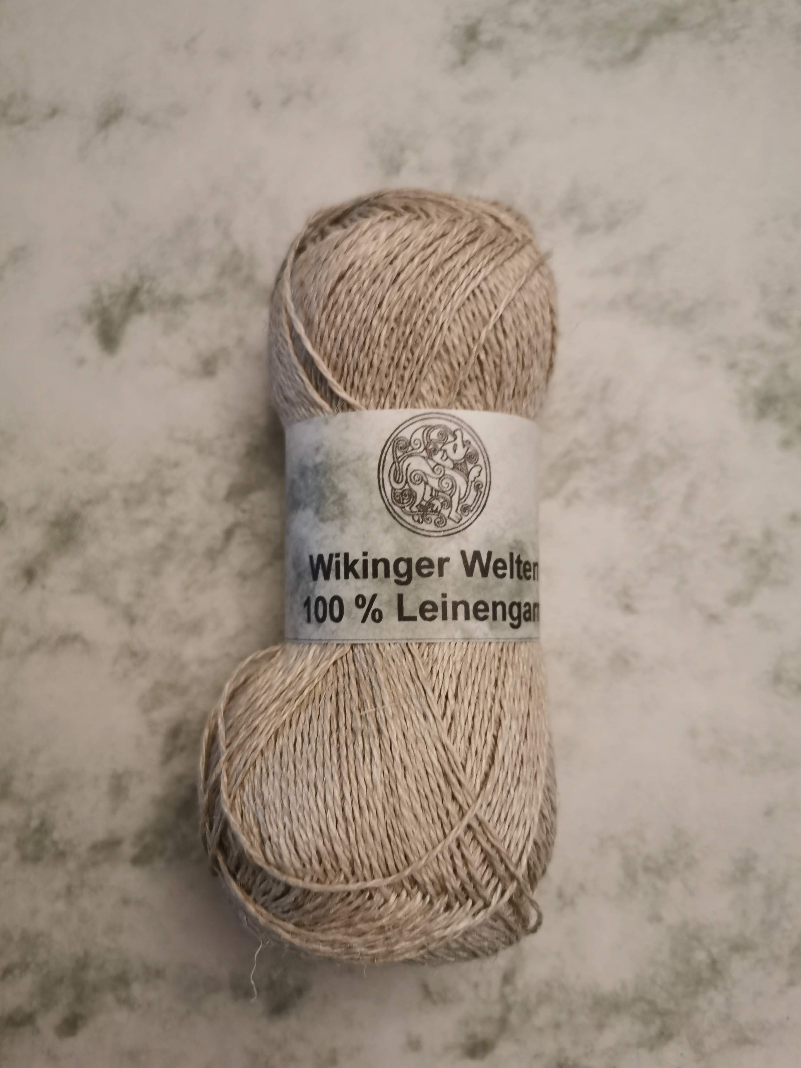 Leinengarn Natur Beige