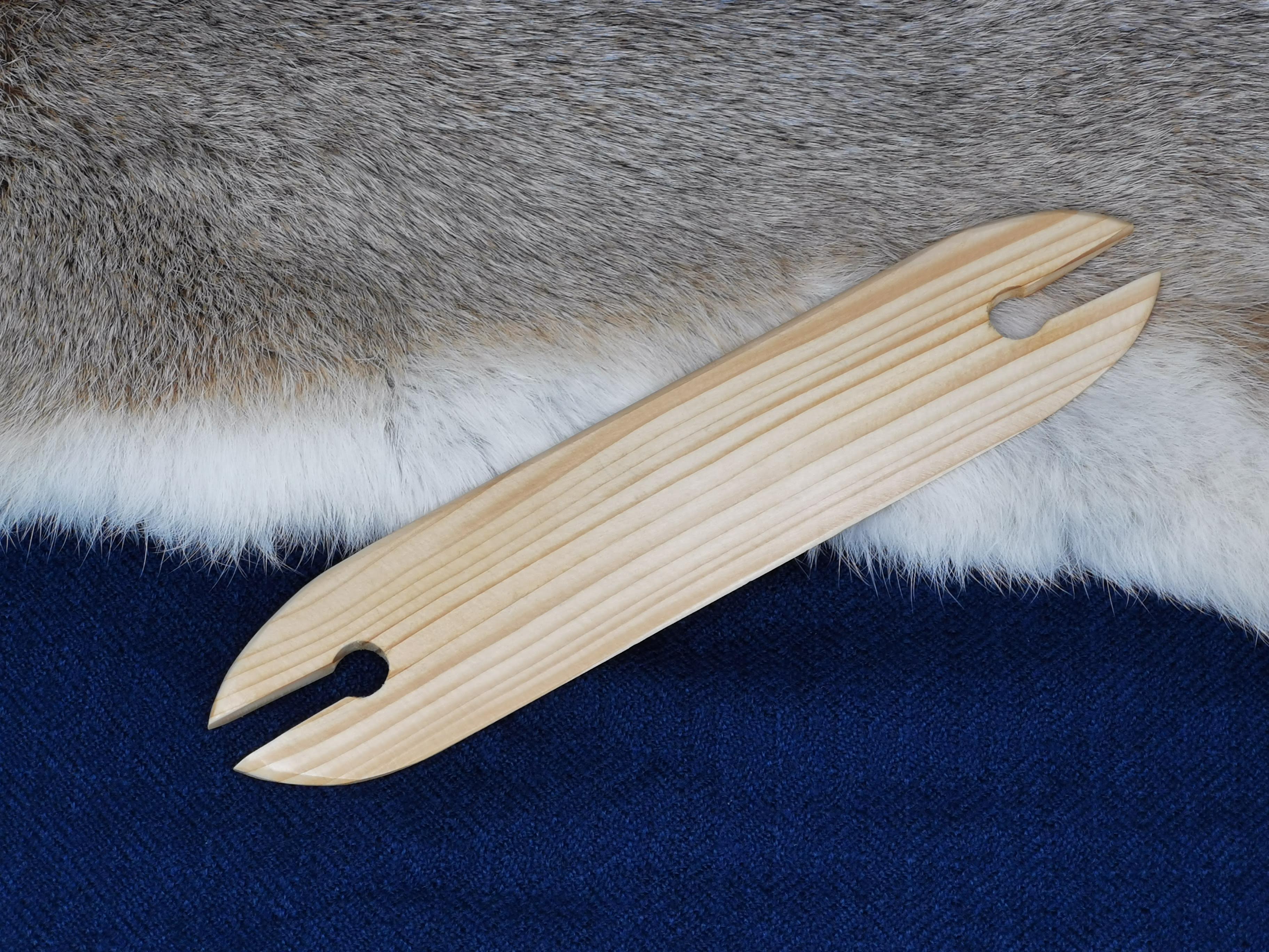 Webschiffchen aus Holz